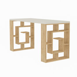 Hanah Home Maze Blanco y Roble